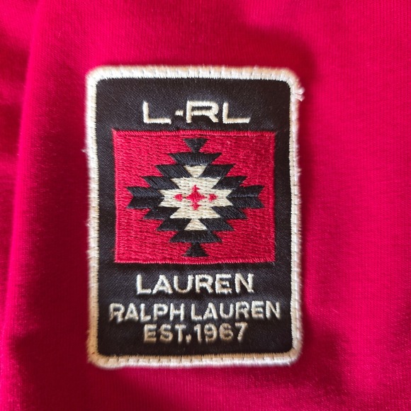 Lauren Ralph Lauren Active Women 1X Red Full Zip Hooded Jacket Southwest Patch - Picture 4 of 12